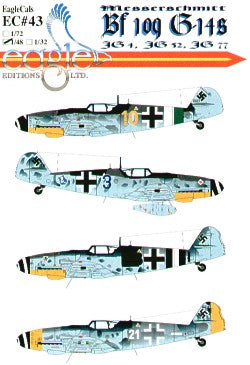 Eagle Cal 48043 1:48 Messerschmitt Bf-109G-14