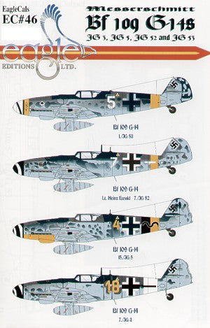 Eagle Cal 48046 1:48 Messerschmitt Bf-109G-14