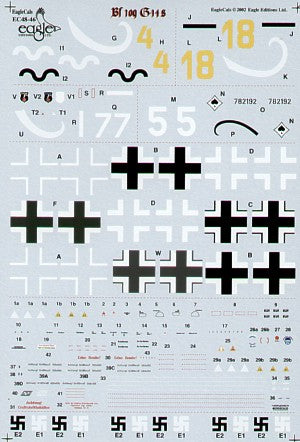 Eagle Cal 48046 1:48 Messerschmitt Bf-109G-14
