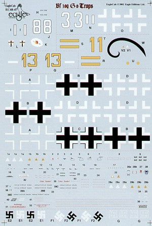 Eagle Cal 48047 1:48 Messerschmitt Bf-109G-6 Tropical version