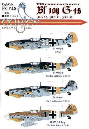 Eagle Cal 48048 1:48 Messerschmitt Bf-109G-4