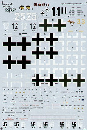 Eagle Cal 48048 1:48 Messerschmitt Bf-109G-4