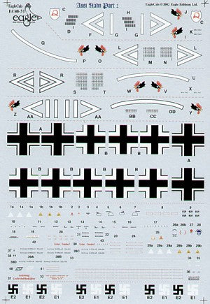 Eagle Cal 48051 1:48 Major Hans 'Assi' Hahn Part II Messerschmitt Bf-109F