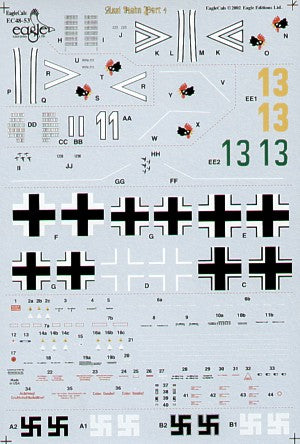 Eagle Cal 48053 1:48 Major Hans 'Assi' Hahn Part IV Focke-Wulf Fw-190A