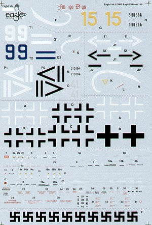 Eagle Cal 48057 1:48 Focke-Wulf Fw-190D-9