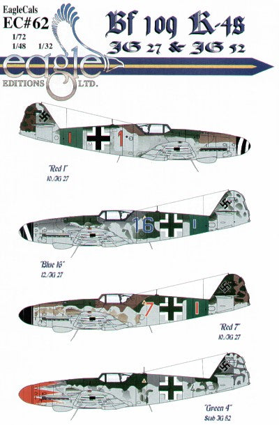 Eagle Cal 48062 1:48 Messerschmitt Bf-109K-4