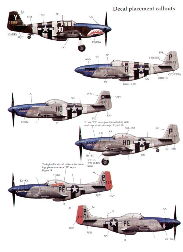 Eagle Cal 48100 1:48 The North-American P-51 Mustangs of Major George Preddy.