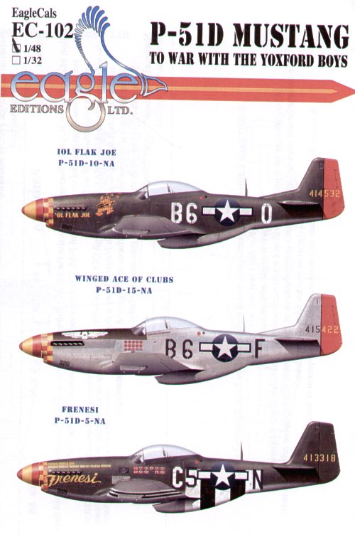 Eagle Cal 48102 1:48 North-American P-51D Mustang 357th FG Part 2