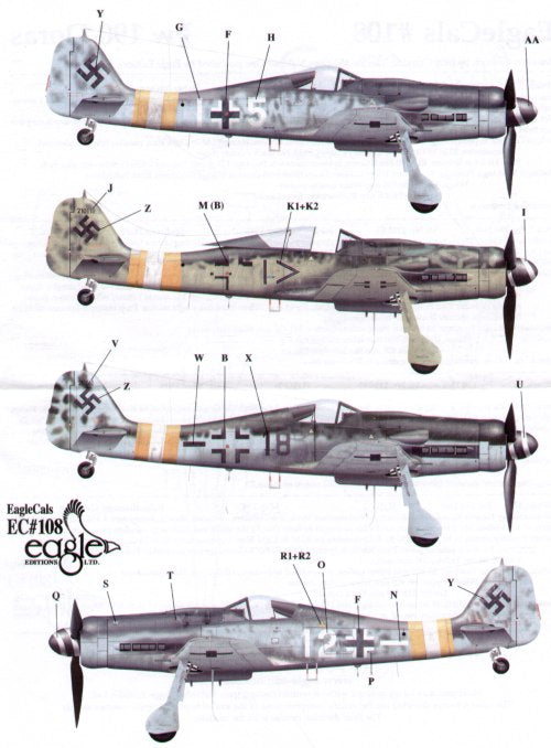 Eagle Cal 48108 1:48 Focke-Wulf Fw-190D-9 Pt 1