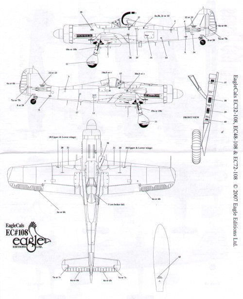 Eagle Cal 48108 1:48 Focke-Wulf Fw-190D-9 Pt 1