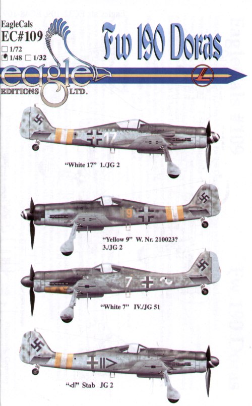 Eagle Cal 48109 1:48 Focke-Wulf Fw-190D-9 Part 2