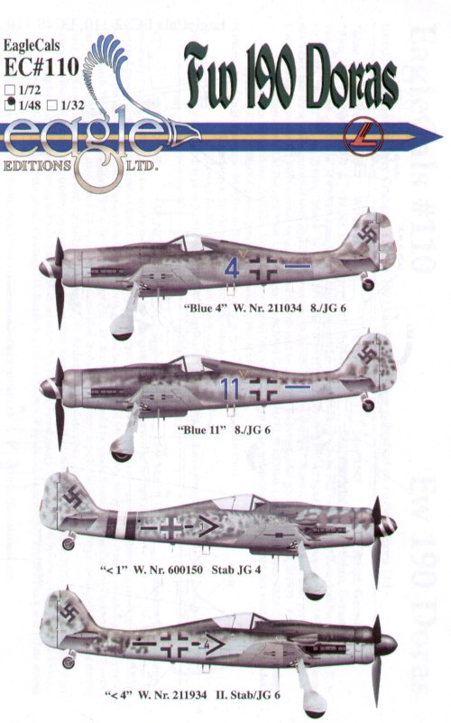 Eagle Cal 48110 1:48 Focke-Wulf Fw-190D-9 Part 3