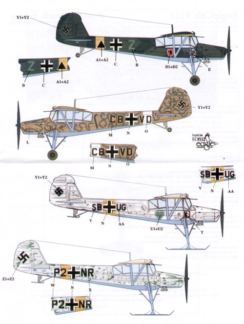 Eagle Cal 48112 1:48 Fieseler Fi-156C 'Storch'