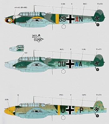 Eagle Cal 48117 1:48 Messerschmitt Bf-110C/Bf-110D Pt 1