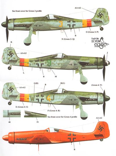 Eagle Cal 48134 1:48 Focke-Wulf Ta-152H-0/Ta-152H-1/R11