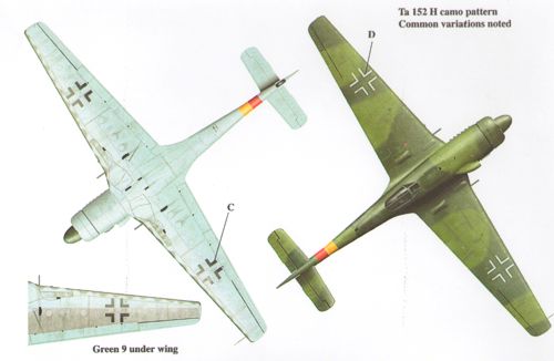 Eagle Cal 48134 1:48 Focke-Wulf Ta-152H-0/Ta-152H-1/R11