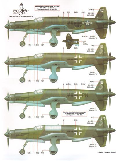 Eagle Cal 48164 1:48 Dornier Do-335