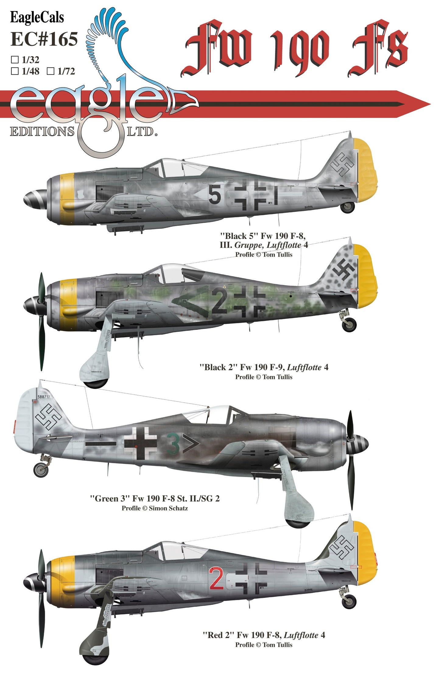 Eagle Cal 48165 1:48 Fock-Wulf Fw-190F