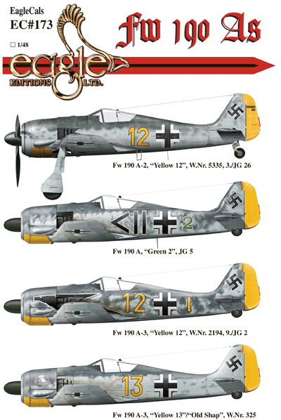 Eagle Cal 48173 1:48 Focke-Wulf Fw-190