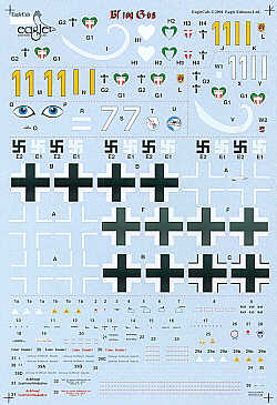 Eagle Cal 72038 1:72 Messerschmitt Bf-109G-5/Bf-109G-6