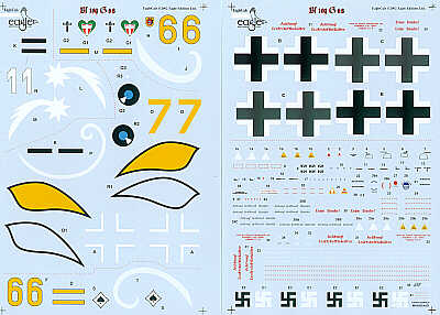 Eagle Cal 72041 1:72 Messerschmitt Bf-109G-6