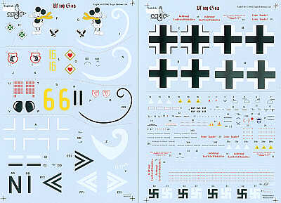 Eagle Cal 72042 1:72 Messerschmitt Bf-109G-6