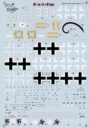 Eagle Cal 72047 1:72 Messerschmitt Bf-109G-6 Tropical Version