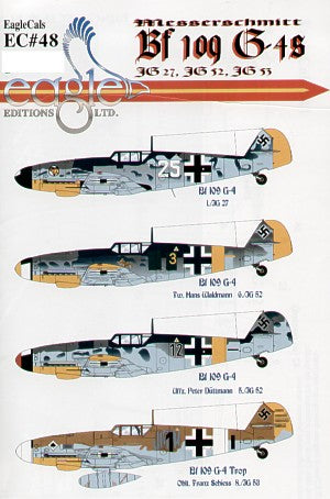 Eagle Cal 72048 1:72 Messerschmitt Bf-109G-4