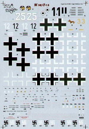 Eagle Cal 72048 1:72 Messerschmitt Bf-109G-4