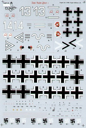 Eagle Cal 72050 1:72 Major Hans 'Assi' Hahn Part 1 Messerschmitt Bf-109E