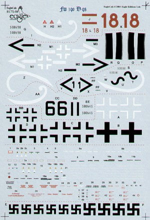 Eagle Cal 72058 1:72 Focke-Wulf Fw-190D-9
