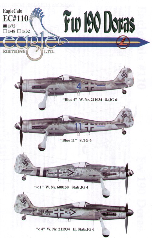 Eagle Cal 72110 1:72 Focke-Wulf Fw-190D-9 Part 3