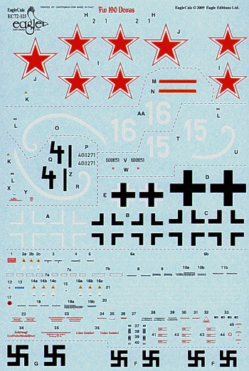 Eagle Cal 72125 1:72 Focke-Wulf Fw-190D