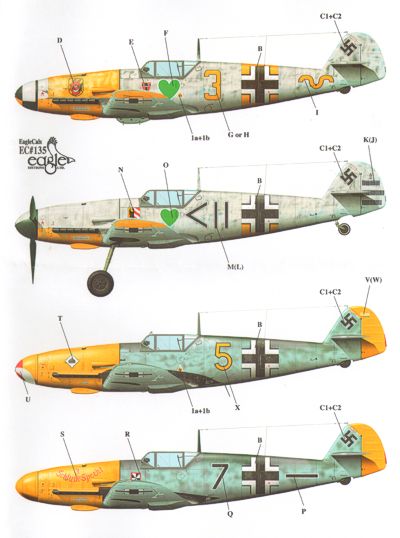 Eagle Cal 72135 1:72 Messerschmitt Bf-109F-2