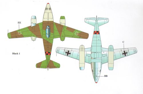 Eagle Cal 72138 1:72 Messerschmitt Me-262 As of KG(J) Units