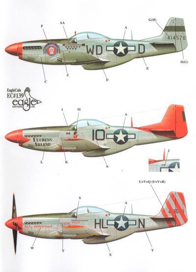 Eagle Cal 72139 1:72 North-American P-51D Mustang Part 1