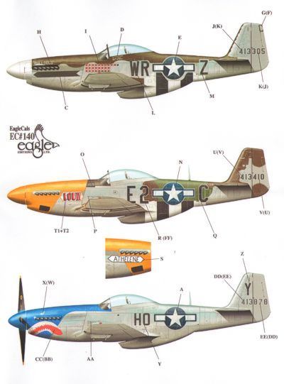 Eagle Cal 72140 1:72 North-American P-51D Mustang Part 2