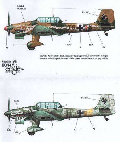 Eagle Cal 72143 1:72 Junkers Ju-87B-2 'Stuka'