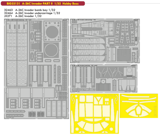 Eduard Big-Ed BIG33131 1:32 Douglas A-26C Invader PART II