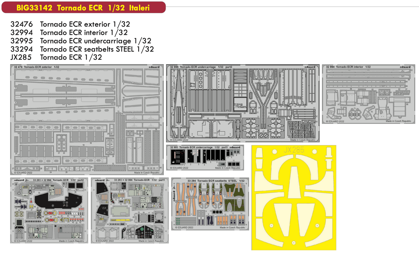 Eduard Big-Ed BIG33142 1:32 Panavia Tornado ECR