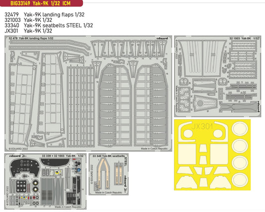 Eduard Big-Ed BIG33149 1:32 Yakovlev Yak-9K