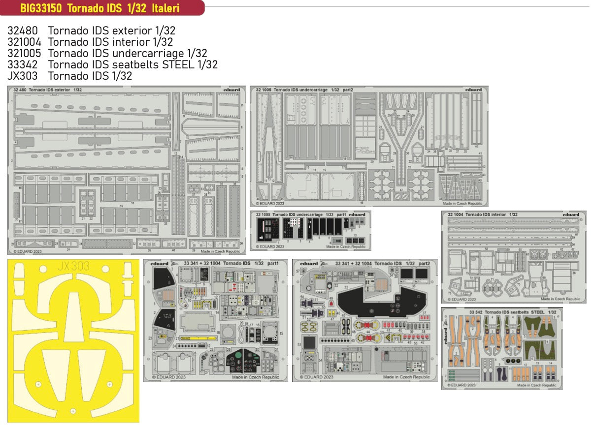 Eduard Big-Ed BIG33150 1:32 Panavia Tornado IDS