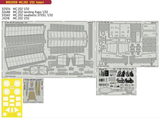 Eduard Big-Ed BIG33158 1:32 Macchi MC.202 Folgore