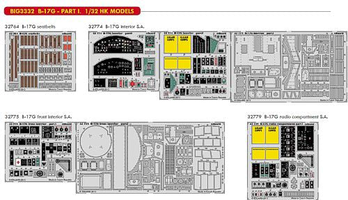 Eduard Big-Ed BIG3332 1:32 Boeing B-17G Flying Fortress. - PART I