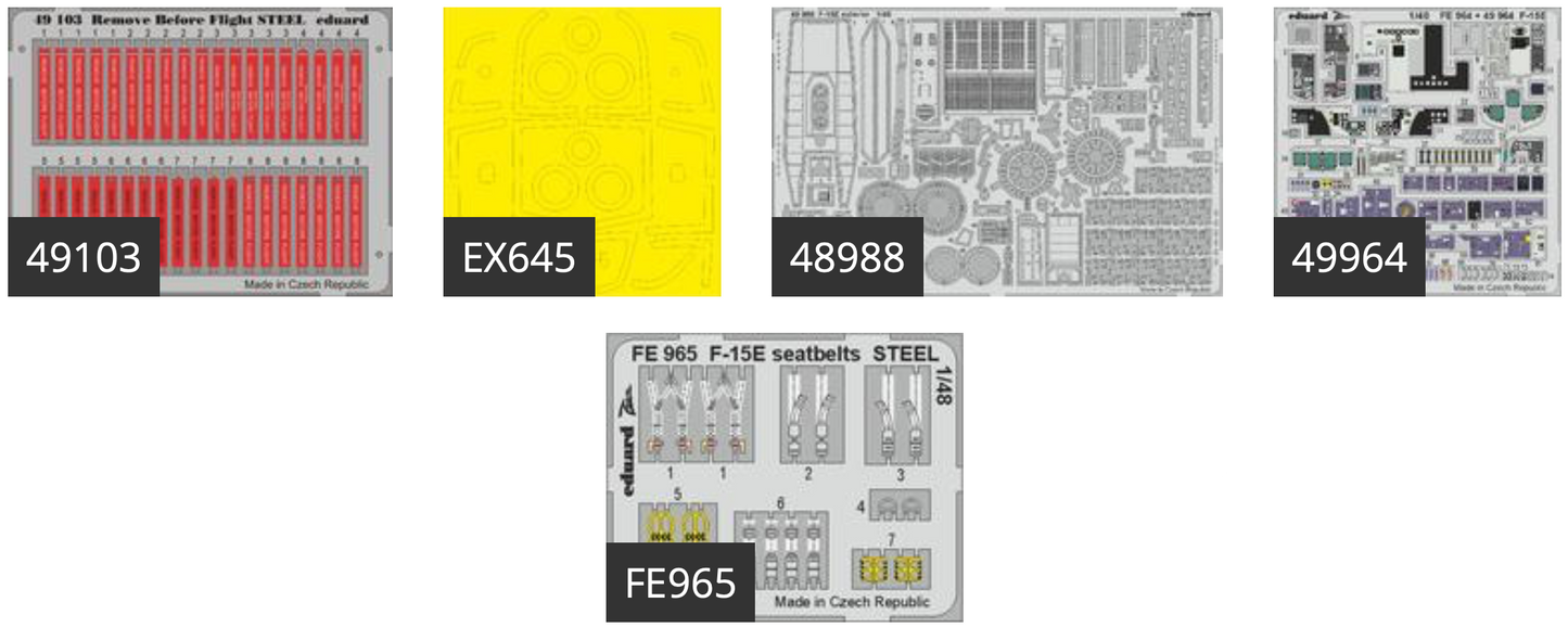 Eduard Big-Ed BIG49222 1:48 F-15E Eagle to be used with Great Wall Hobby