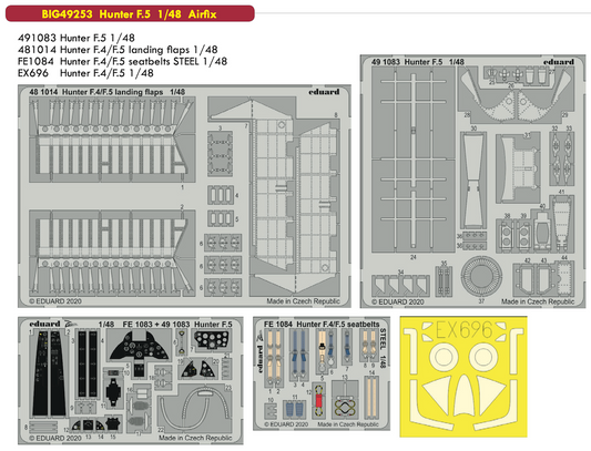 Eduard Big-Ed BIG49253 1:48 Hawker Hunter F.5