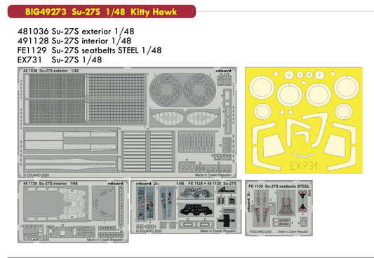 Eduard Big-Ed BIG49273 1:48 Sukhoi Su-27S