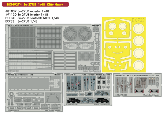 Eduard Big-Ed BIG49274 1:48 Sukhoi Su-27UB