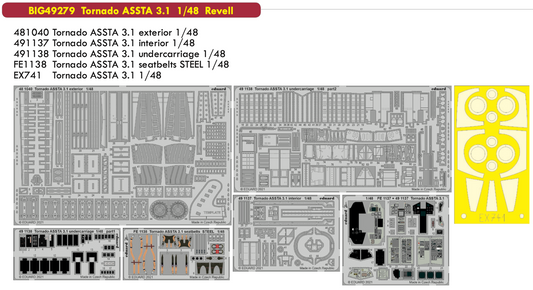 Eduard Big-Ed BIG49279 1:48 Panavia Tornado ASSTA 3.1