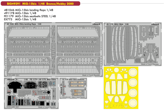 Eduard Big-Ed BIG49291 1:48 Mikoyan MiG-15bis